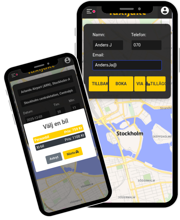 TaxiJakt Mobile App